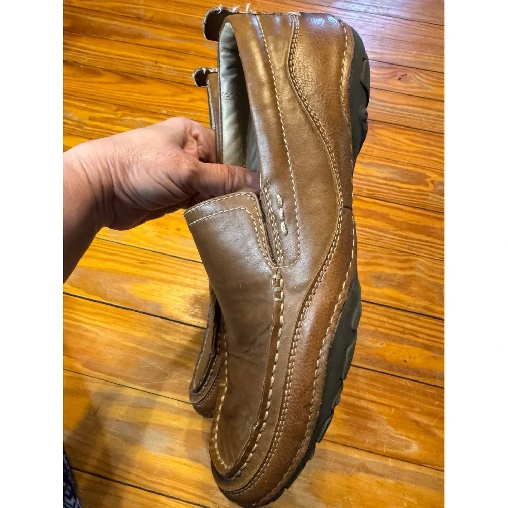GBX Memory Foam‎ Leather Slip-On Shoes Size 8